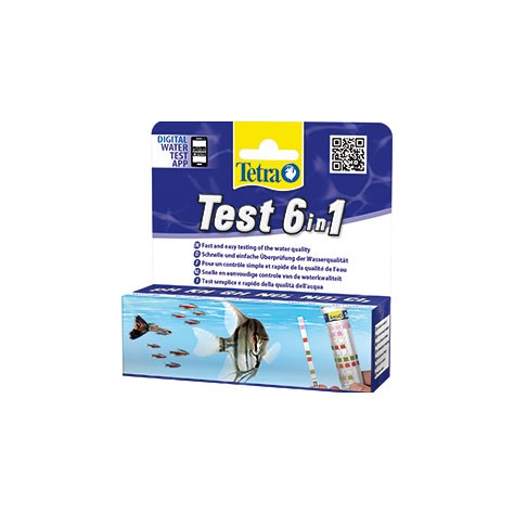 TETRA TETRA TEST STRISCE 6 IN 1 - 25 TEST 20 G