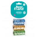 BEST FRIEND 3 ROTOLINI DA 20 SACCHETTI DI RICAMBIO CRYSTAL ARANCIONE, VERDE, BLU