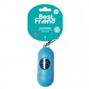 BEST FRIEND DISPENSER CON SACCHETTI DI RICAMBIO CONFETTO VERDE, LILLA, BLU 10*4*4.5 CM