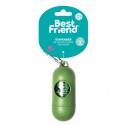 BEST FRIEND DISPENSER CON SACCHETTI DI RICAMBIO CONFETTO VERDE, LILLA, BLU 10*4*4.5 CM