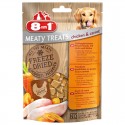 8in1 MEATY TREATS SNACK LIOFILIZZATO POLLO&CAROTA 50 g