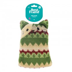 BEST FRIEND GIOCO CANE GATTO IN MAGLIA PEDRO AZZURRO  GRIGIO  NERO 16X16X4CM