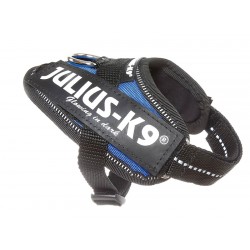 JULIUS K9 POWERHARNESS PETTORINA IN NYLON- BABY KG 0,8-3 BLU 29-36 CM 60 G