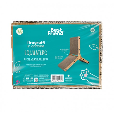 TIRAGRAFFI IN CARTONE E LEGNO - EQUILATERO 57X25X47 CM