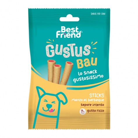 BEST FRIEND GUSTUS BAU MINI STICK PER CANI 50 G MANZO AL BARBECUE