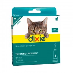 DIXIE 3 PIPETTE FIPRO SPOT ON GATTO 0,5 ML 3 PIPETTE