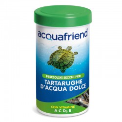 ACQUAFRIEND PESCIOLINI SECCHI PER TARTARUGHE D'ACQUA 200 G 1,2 L