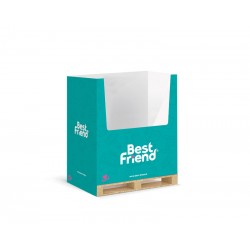 BEST FRIEND ESPOSITORE VUOTO CON BASE A BANCALE 80X60X80 CM